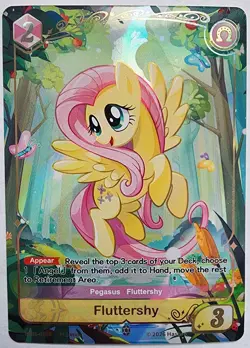 My Little Pony Trading Card Fluttershy Kayou BP01-GR08 1st Editon Foil 2026 - Image 1