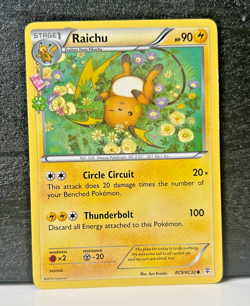 Pokemon Raichu Common Stage 1 RC9/RC32 Generations Card 90 HP English - Image 1