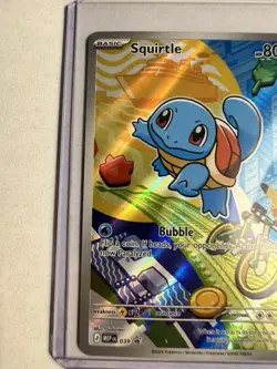 30th Anniversary Squirtle Blackstar Promo Pokemon Card - Image 4