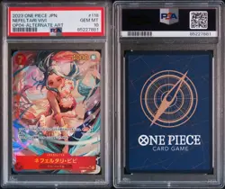 PSA 10 Nefertari Vivi SEC Alternate Art OP04-118 2023 ONE PIECE Card Japanese - Image 3