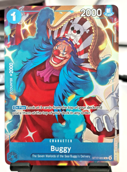 Buggy ST17-003 One Piece Promotion Card ENGLISH - Image 2