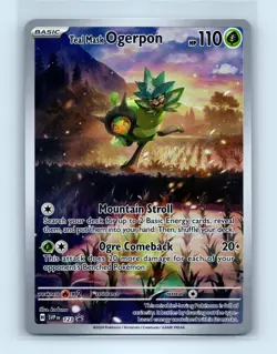 Pokemon tcg SV: Scarlet & Violet Promo Cards Teal Mask Ogerpon NM - Image 1