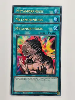 Yu Gi Oh - 3x MP25-EN299 Metamorphosis - Ultra Rare - Image 1
