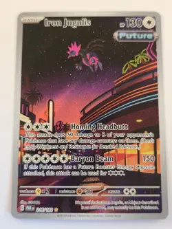 Pokemon TCG Iron Jugulis Paradox Rift Holo Card 216/182 - Image 1
