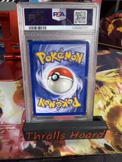 Pokemon TCG Ninetales Base Set Holo Unlimited Rare Card 12/102 Psa 7 - Image 2