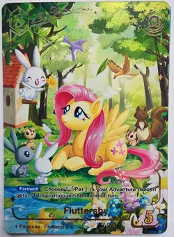 My Little Pony Trading Card Fluttershy Kayou BP01-CR08 1st Editon Foil 2026 - Image 1