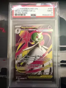 Pokemon Mega Gardevoir EX Full Art Ultra Rare Holo Card 159/132 PSA 9 - Image 1