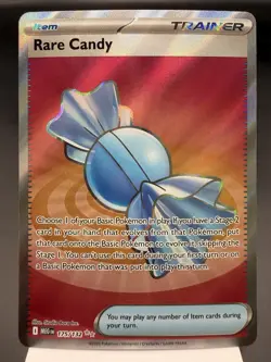 Rare Candy 175/132 - Full Art Ultra Rare - Mega Evolution Pokemon Card MINT - Image 1