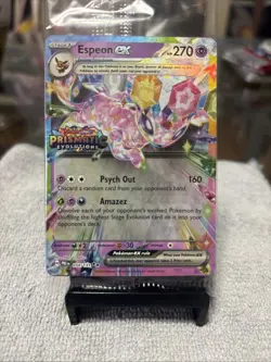 Espeon ex - (Prismatic Evolutions Stamp) 034/131 Miscellaneous Cards & Products - Image 1