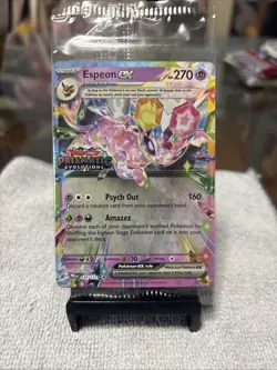 Espeon ex - (Prismatic Evolutions Stamp) 034/131 Miscellaneous Cards & Products - Image 3