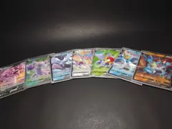 Pokemon TCG 7 Pokemon V Cards Hollow Fusion Strike Full Art And More. - Image 1