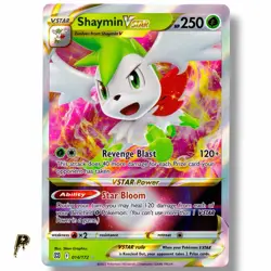 Shaymin VSTAR 014/172 - Brilliant Stars Ultra Rare Holo Pokemon Card NM - Image 1