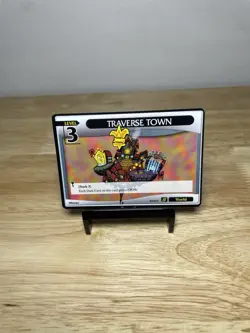 KINGDOM HEARTS TCG - Base Set TRAVERSE TOWN 58/91C Level 3 Disney Trading Card - Image 1