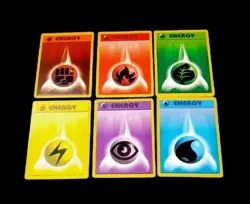 POKEMON CARD ENERGY BASE SET LOT FIGHTING PSYCHIC GRASS WATER LIGHTNING FIRE 102 - Image 2
