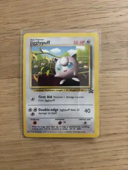 Pokemon TCG Jigglypuff #7 Black Star Promo WOTC Card - Image 1