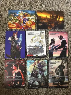 Final Fantasy MTG Boarderless/Art Series/Foil/rare Card Lot. (52 Cards) - Image 1