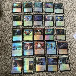 Final Fantasy MTG Boarderless/Art Series/Foil/rare Card Lot. (52 Cards) - Image 3