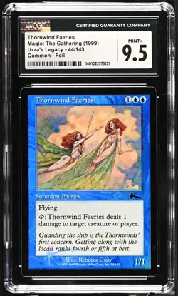 THORNWIND FAERIES Urza's Legacy Foil C CGC 9.5 MTG [Nostalgium] - Image 1
