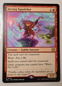 Magic the Gathering TCG -Hexing Squelcher - Lorwyn Eclipsed - ECL R 0145 - Image 1