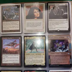 COMMANDER MAGIC CARDS COLLECTION BINDER -12 Pages of Cards & 1000 bulk MTG - Image 2