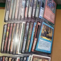 COMMANDER MAGIC CARDS COLLECTION BINDER -12 Pages of Cards & 1000 bulk MTG - Image 4