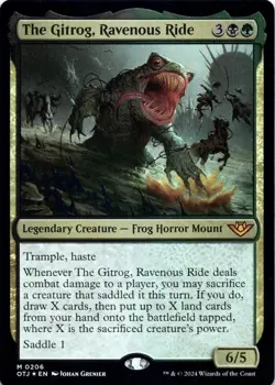 The Gitrog, Ravenous Ride FOIL Outlaws of Thunder Junction Magic MTG NM - Image 1