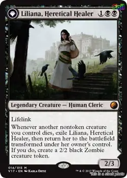Liliana, Heretical Healer [V17 - 14] - NM [Foil] TCG MTG - Image 1