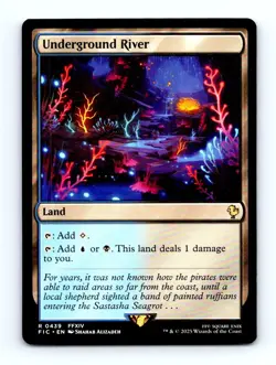 #439 2025 Final Fantasy Commander ~ Underground River Rare - Image 1