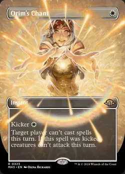 ORIM'S CHANT Rare Borderless Modern Horizons 3 NM MTG - Image 1