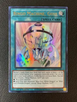 Yu-Gi-Oh TCG #RA02-EN062 Bingo Machine, Go!!! 1st Edition Ultra Rare NM - Image 1
