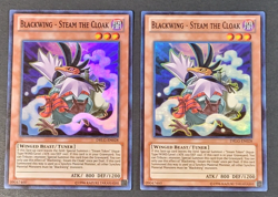 Yugioh - 2x Blackwing Steam the Cloak - DRLG-EN028 - NM - Super Rare - 1st 2014 - Image 1