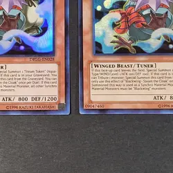 Yugioh - 2x Blackwing Steam the Cloak - DRLG-EN028 - NM - Super Rare - 1st 2014 - Image 3