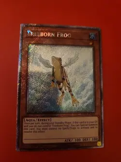 Treeborn Frog First Edition Platinum Secret Rare RA03-EN161 Near Mint - Image 1