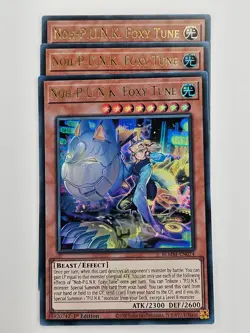 Yu Gi Oh - 3x BLMM-EN074 Noh-P.U.N.K. Foxy Tune - Ultra Rare - Image 1