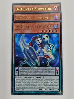 Yu Gi Oh - 3x BLMM-EN043 D/D Extra Surveyor - Ultra Rare - Image 1