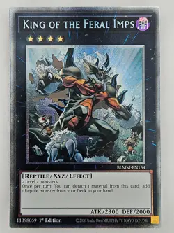 Yu Gi Oh - BLMM-EN154 King Of The Feral Imps - Starlight Rare - Image 1