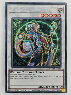 Yu Gi Oh - BLMM-EN147 Magical Android - Secret Rare - Image 1