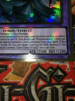 Elder Entity N'tss mago-en026 1st Edition (NM/VLP) Gold Rare Yu-Gi-Oh! - Image 2