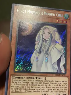 *** GHOST MOURNER & MOONLIT CHILL *** 1ST EDITION SECRET RARE ETCO-EN061 YUGIOH! - Image 2