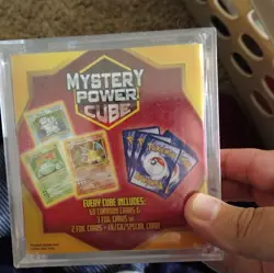 NEW Sealed Pokemon Power Mystery Cube Box. Possible Charizard Foil Base Set! - Image 1
