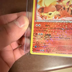 Pokemon Growlithe Reverse Holo Uncommon RC4/RC25 Legendary Treasures (NEAR MINT) - Image 4