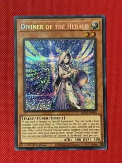 Yugioh! Diviner of The Herald - MP22-EN056 - Prismatic Secret Rare - NM - Image 1
