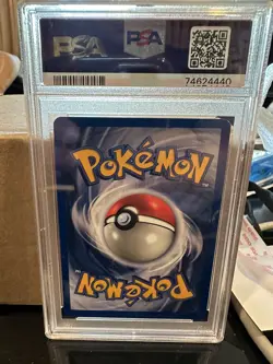 1999 Pokemon Game #7 Hitmonchan-Holo PSA 7 NM 7/102 - Image 2