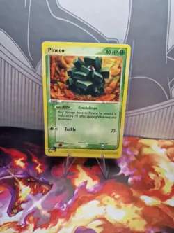 Pokemon TCG Pineco EX Dragon 71/97 Regular Common - Image 1
