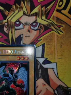Elemental HERO Avian lcgx-en002 Unltd Ed (LP) Secret Rare Yu-Gi-Oh! - Image 2