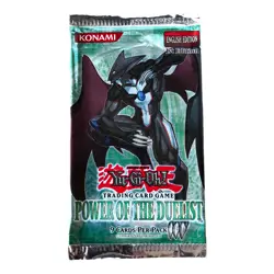 Yugioh Power of the Duelist POTD 1st Ed EMPTY Pack Wrapper NO Cards Vintage - Image 1