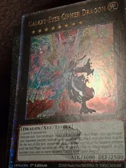 Yu-Gi-Oh Galaxy Eyes Cipher Dragon QCR MP24 NM - Image 2