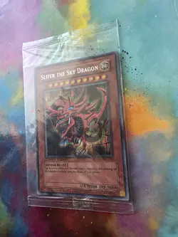 Yugioh Slifer The Sky Dragon YMA-EN001 Secret Rare Promo FACTORY SEALED Mint/NM - Image 5