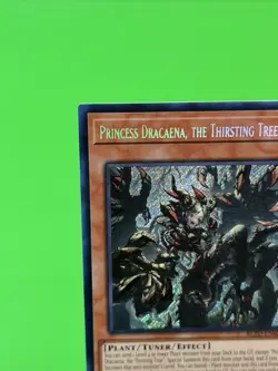 Yu-Gi-Oh Blazing Dominion Princess Dracaena, The Thirsting Tree SR BLZD-EN027 NM - Image 4