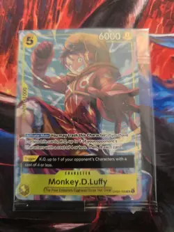 One Piece Monkey. D. Luffy (SEALED) OP07-109 SR English - Image 1